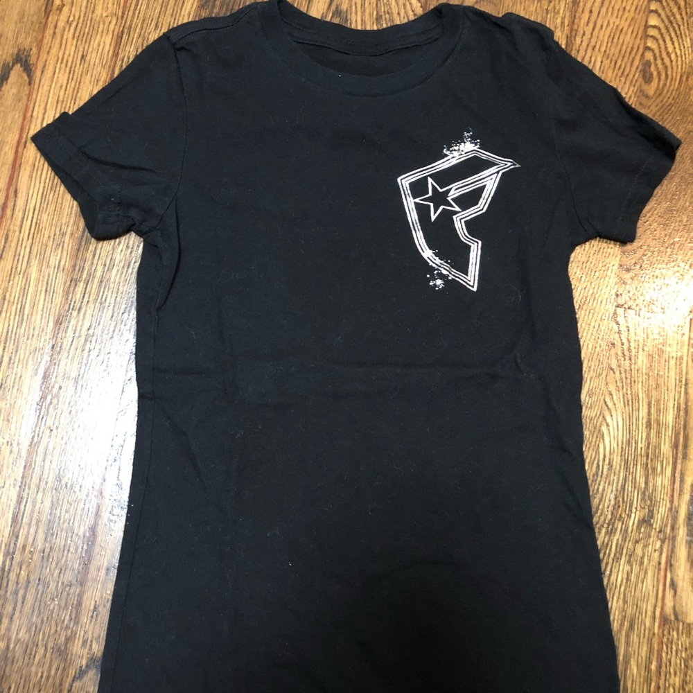 Xs Famous black & silver Foil T-shirt